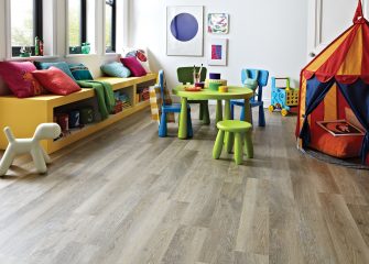Beautiful and durable Karndean in playroom