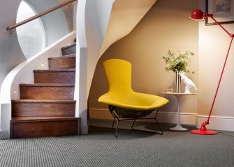 Hard wearing hallway carpet